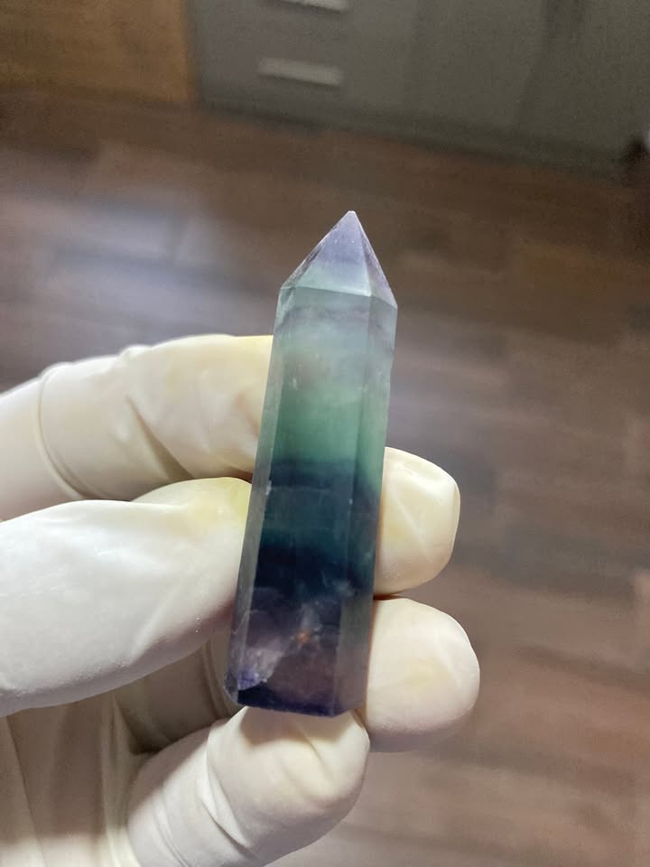 Obelisco mini de Fluorita