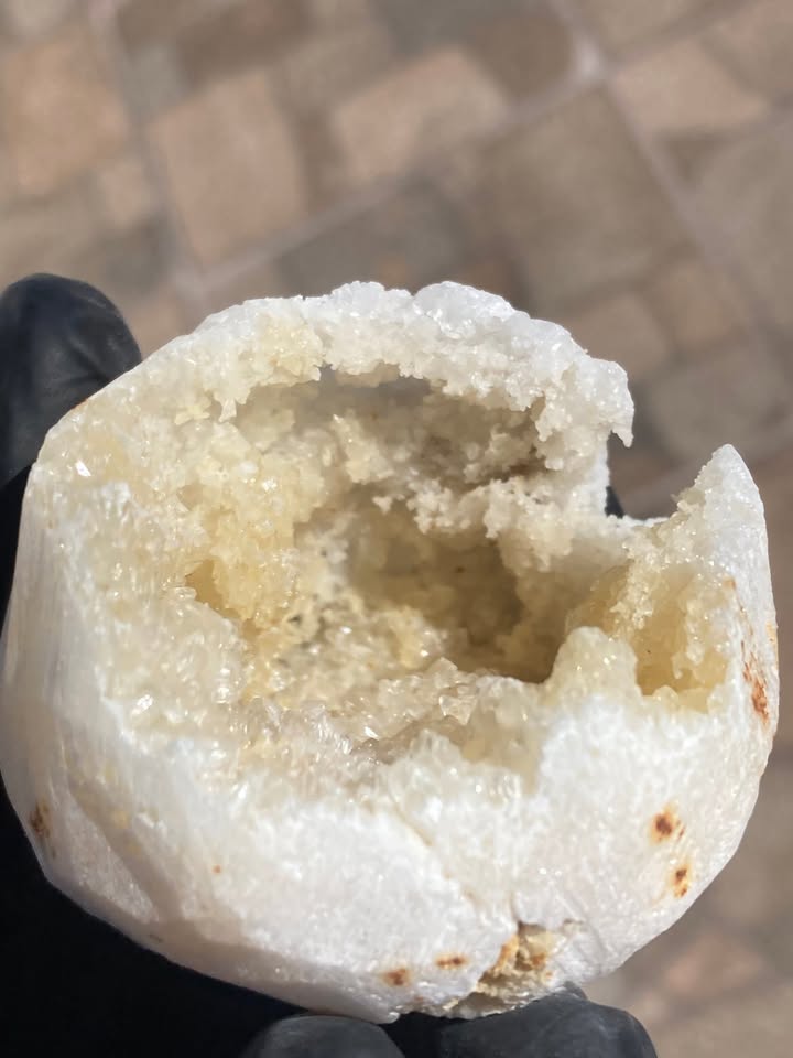 Esfera con cuarzo blanco