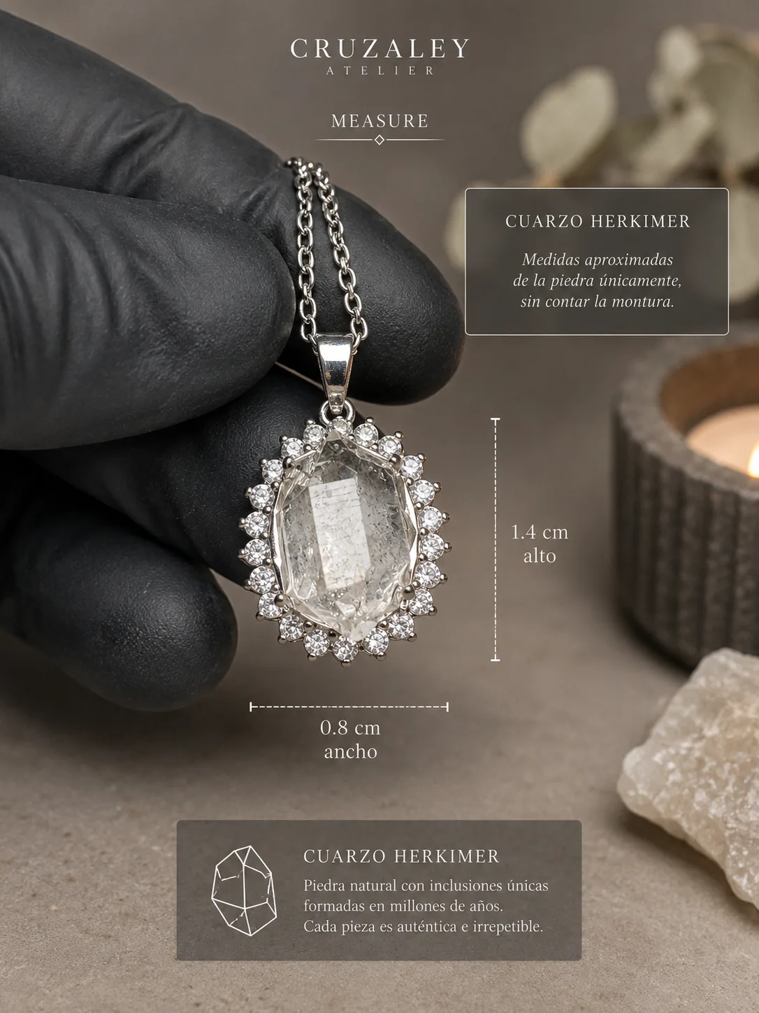 Fotografía 3 de Cuarzo Herkimer · La belleza de lo auténtico