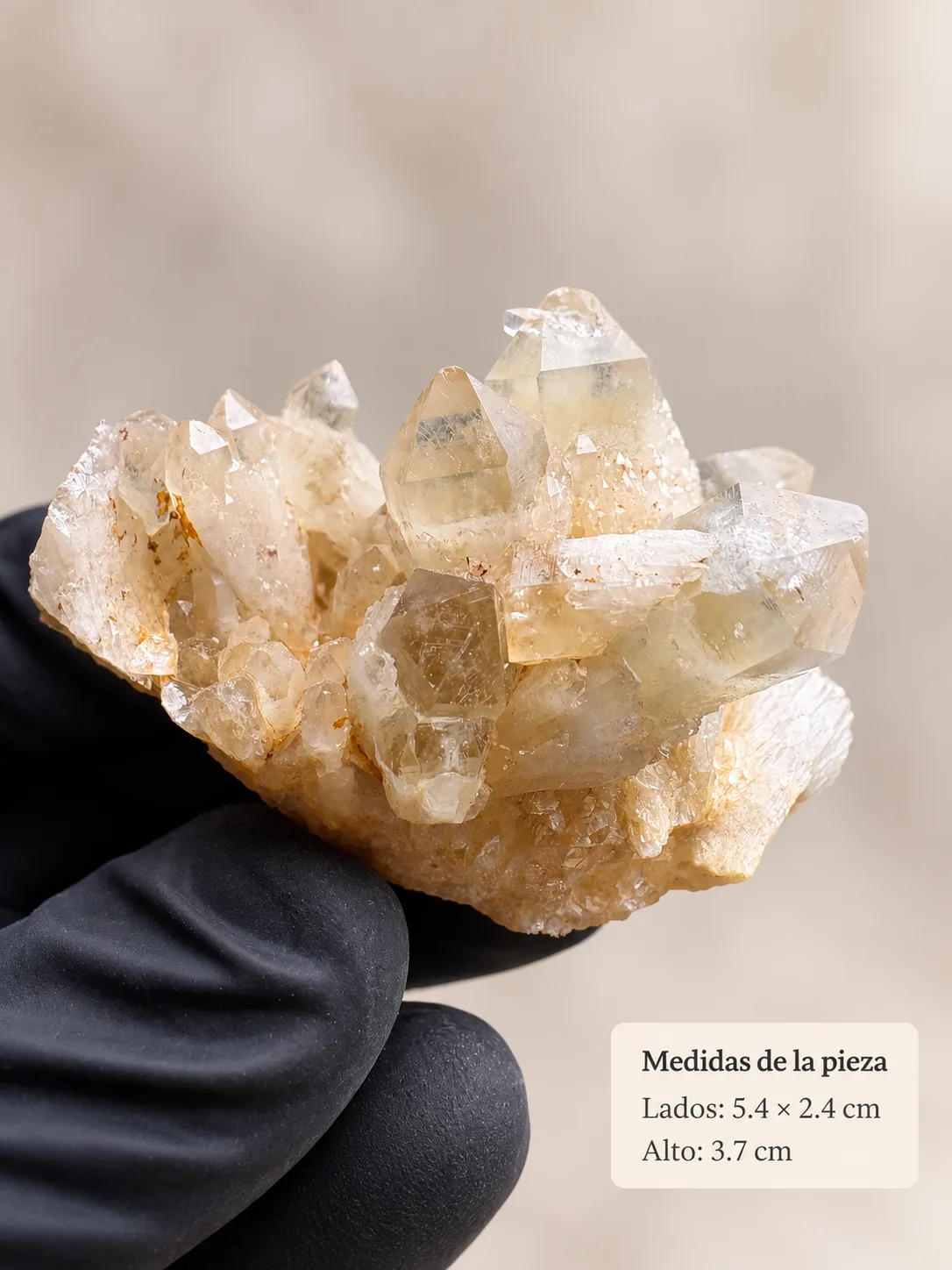 Fotografía 5 de Drusita de citrino de 5.4 cm